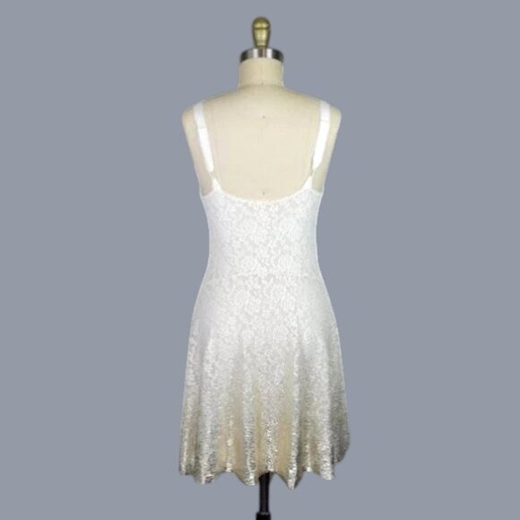 FREE PEOPLE OMBRE FOIL LACE DRESS - Picture 6 of 9